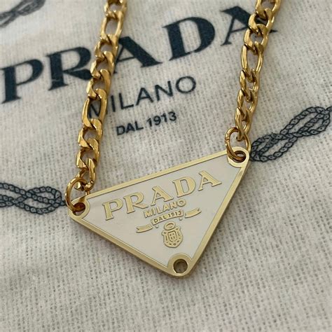 vintage prada necklace.